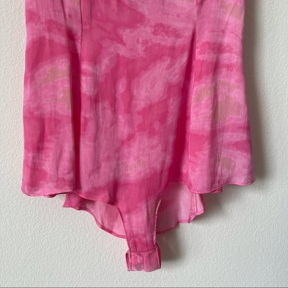 Free People Intimately Pink Luella Tie Dye Lace Bodysuit XS - Picture 9 of 15